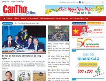 Tablet Screenshot of baocantho.com.vn